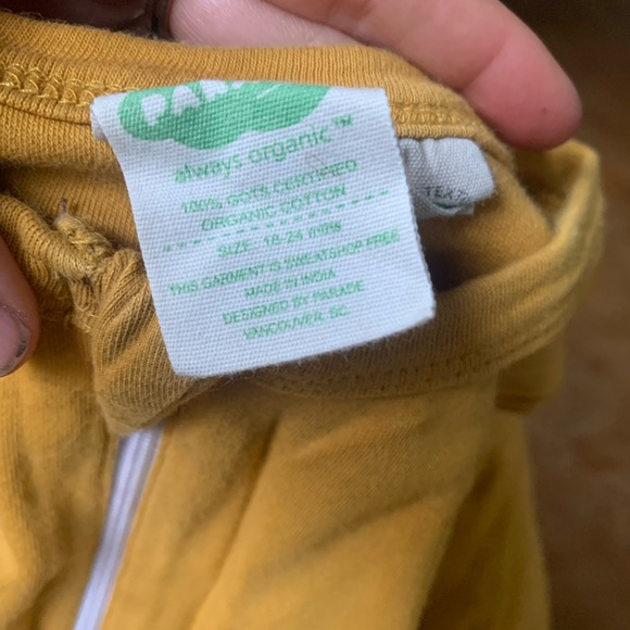 18-24m Organic Signature Print '2-Way' Zip Romper Short Sleeve - Picture 2 of 4